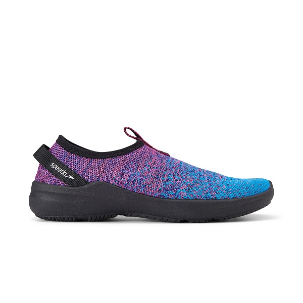 SPEEDO Kids' Surfknit Pro Shoe (Blue/Violet/Black (437))