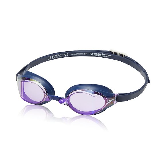 SPEEDO Speed Socket 2.0 Mirrored Goggle (Purple/Irism (500))