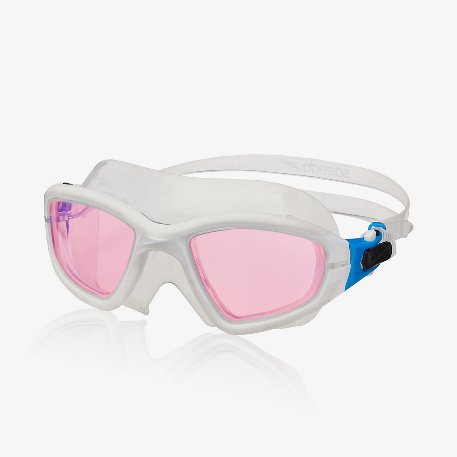 SPEEDO Proview Mask (White/Vermillio (100))