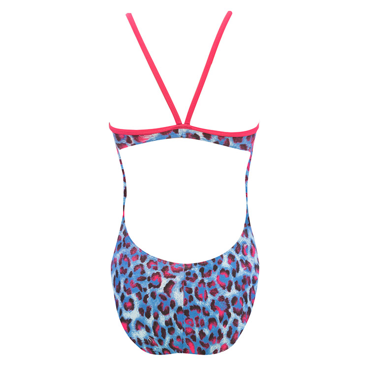 The Finals Women's Clawz Funnies Wing Back Swimsuit (Blue/Pink (36))