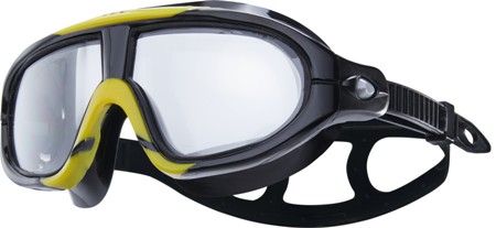 TYR Orion Swimmask Adult (Smoke/Black/Yellow (074))