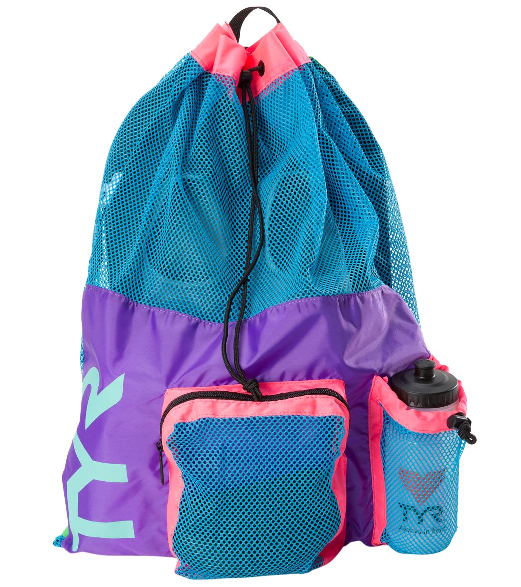 TYR Big Mesh Mummy Backpack (Purple/Blue (545))