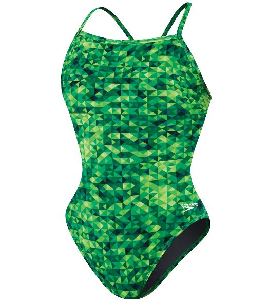 SPEEDO Nano Fracture PowerPLUS Flyback - Youth (Kelly Green (003))