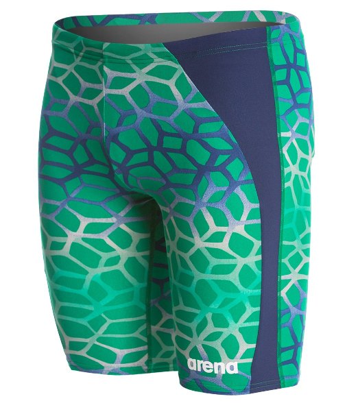 ARENA Polycarbonite II Men's Jammer - MaxLife (Navy/Kelly Green)