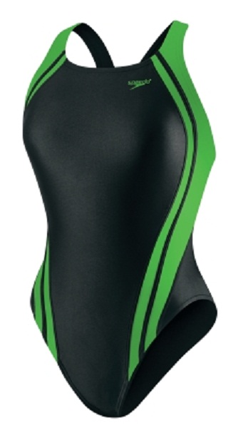 SPEEDO Quantum Splice Super Pro Back - Adult (Black/Green)