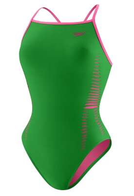 SPEEDO Laser Cut Extreme Back (Hyper Green (329))