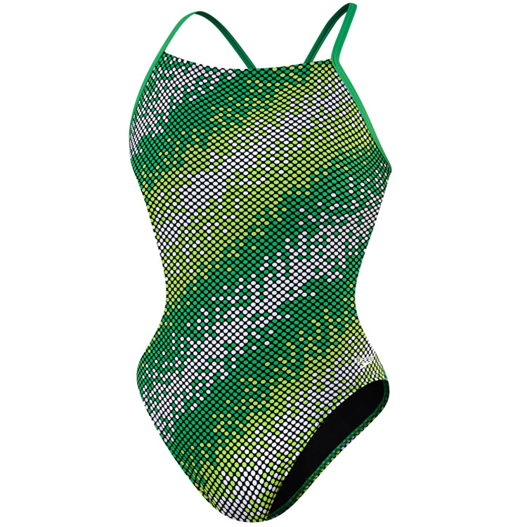 SPEEDO Endurance Razor Dot Free Back - Adult (Kelly Green (003))