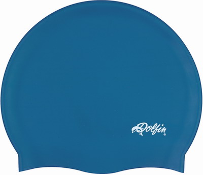 DOLFIN Solid Silicone Swim Cap (Royal (475))