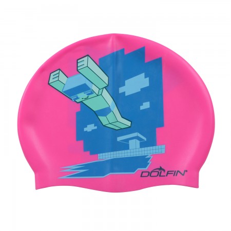 DOLFIN Divecraft Silicone Swim Cap DFN_914UA