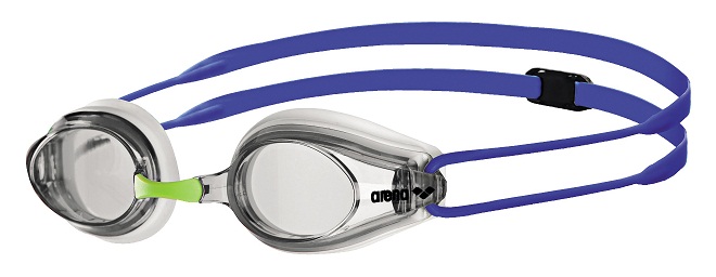 ARENA Tracks Swim Goggle (White/Clear/Blue (31))