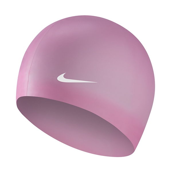 NIKE SWIM Solid Silicone Swim Cap (Pink (66A))