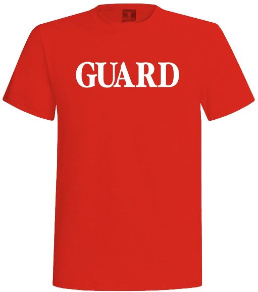 Lifeguard T-Shirts - Guard Logo short sleeve (Red)