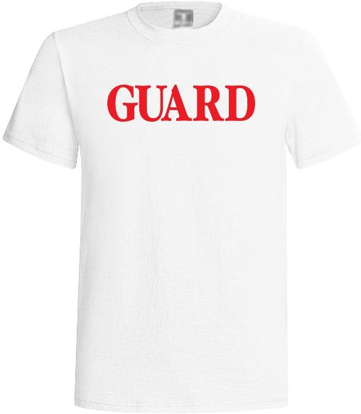 Lifeguard T-Shirts - Guard Logo short sleeve (White)