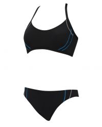 Aqua Sphere Sirka Two Piece Swimsuit (Black/White)