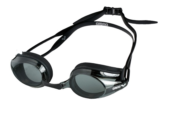 ARENA Tracks Swim Goggle (Black/Smoke/Black (55))