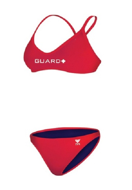 TYR Women's Guard Durafast Crosscutfit Workout Bikini - Adult (Red)