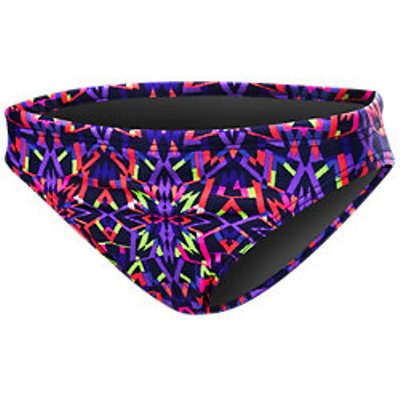 TYR Women's Carnivale Lula Classic Bikini Bottom (Navy/Multi (418))