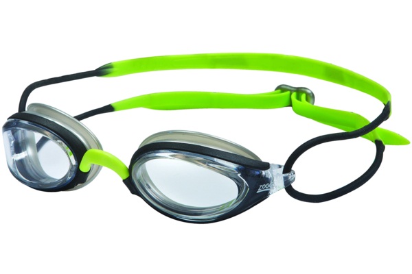 ZOGGS PODIUM Goggles (Black-Green/Clear (130))