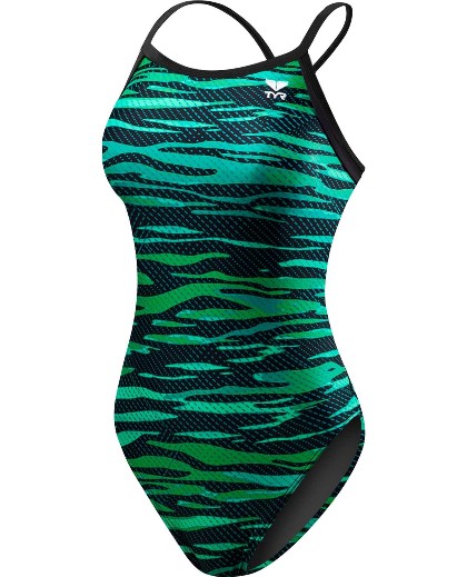 TYR GIRLS? CRYPSIS SWIMSUIT (Green (310))