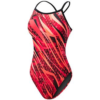 TYR Contact Diamondfit Swimsuit (Red(610))