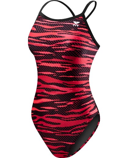  TYR Crypsis Diamondfit Swimsuit - Youth (Red (610))