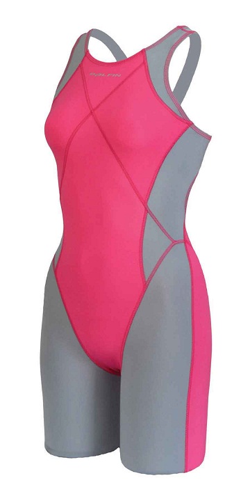 DOLFIN Women's Platinum2 Color Knee Suit (Raspberry/Silver (965))