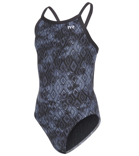 TYR Diamondfit Swimsuit (Titanium (140))