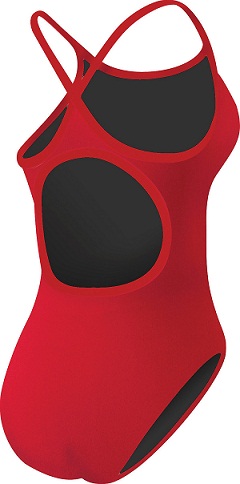 TYR Women's Guard TYReco Solid Diamondfit Swimsuit - Adult (Red (610))