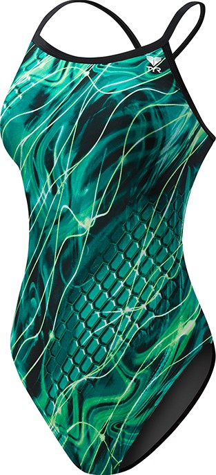 TYR Women's Mercury Diamondfit Swimsuit - Adult (Green (310))