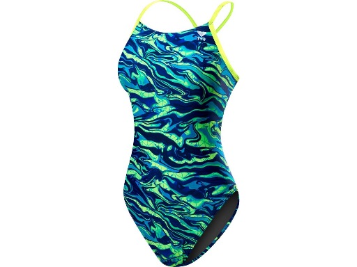 TYR Diamondfit Swimsuit (Blue/Green (487))