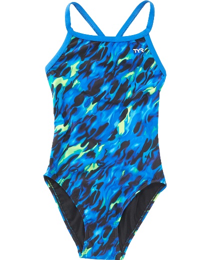 TYR Draco Diamondfit Swimsuit (Blue/Green (487))