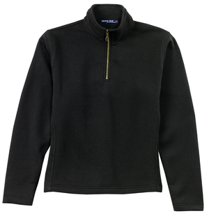 Sport-Tek - Ladies 1/4 Zip Sweatshirt.  L253 (Black)