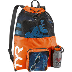 TYR Big Mesh Mummy Backpack (FL Orange (820))