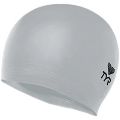 TYR Latex Swim Cap (Silver (040))