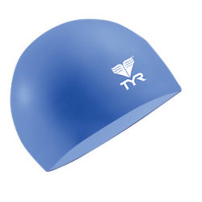 TYR Latex Swim Cap (Royal (428))