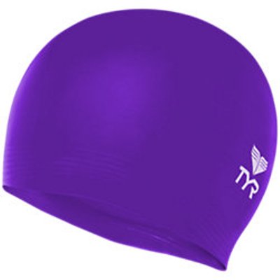 TYR Latex Swim Cap (Purple (510))