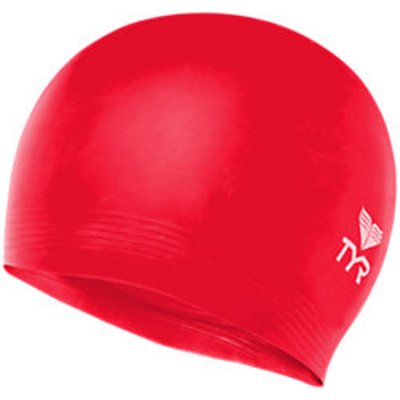 TYR Latex Swim Cap (Red (610))