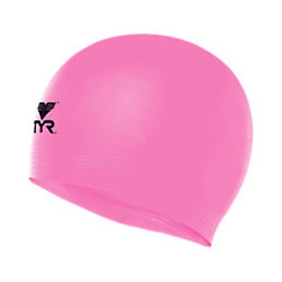 TYR Latex Swim Cap (Light Pink (650))