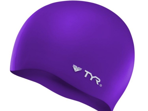 TYR Solid Silicone Cap (Purple (510))