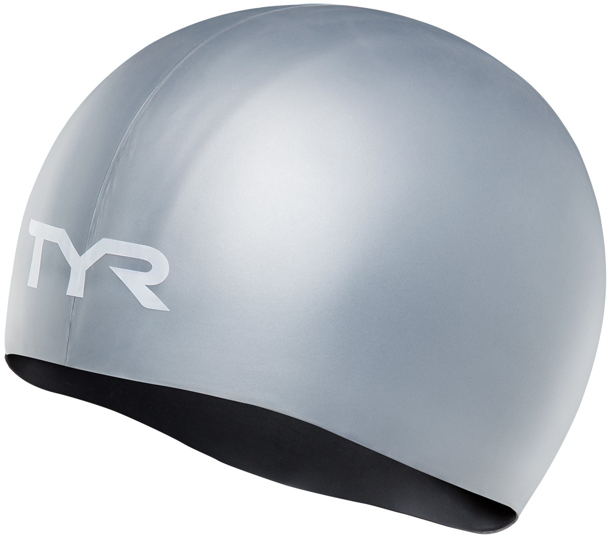 TYR Reversible Swim Cap ( Silver/Black (040))