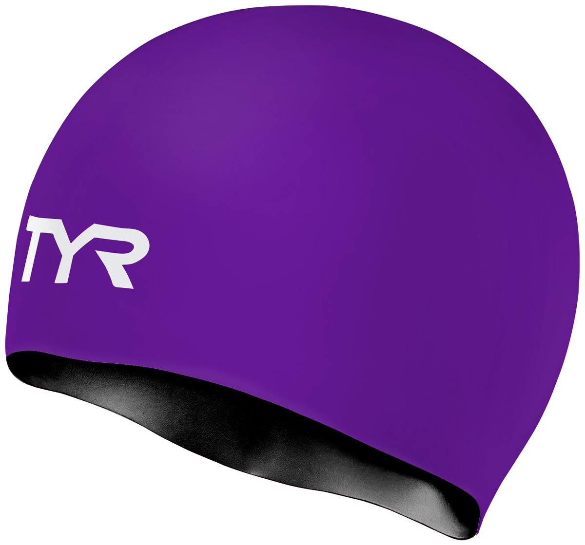 TYR Reversible Swim Cap ( Purple/Black (510))