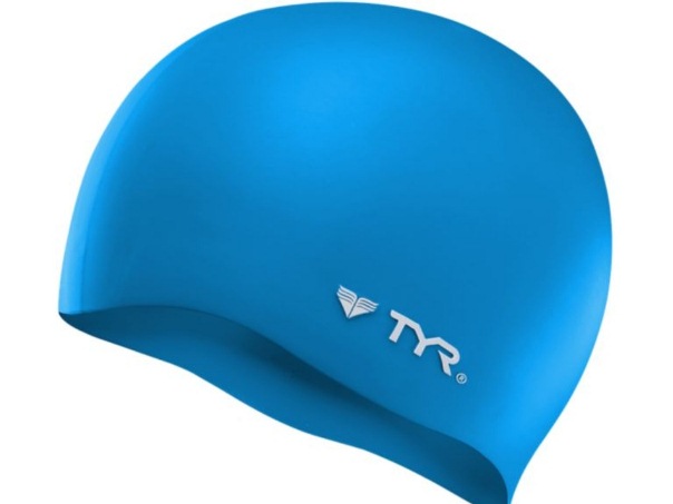 TYR Solid Silicone Cap (Blue (420))