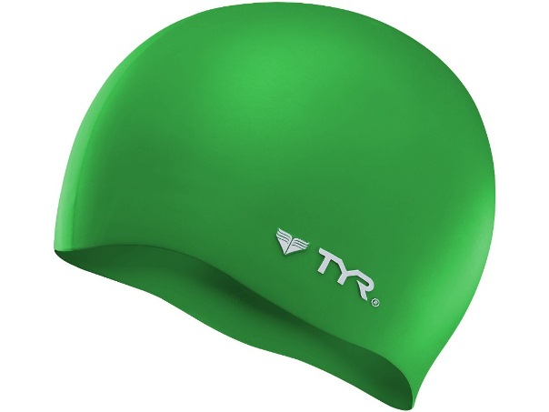 TYR Solid Silicone Cap (Green (310))