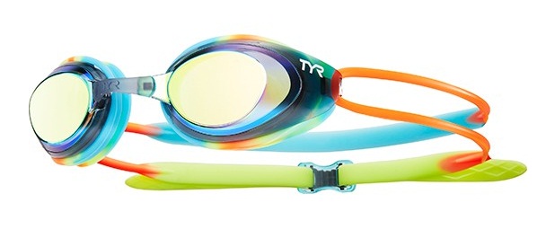 TYR Blackhawk Mirror Junior (Gold/Blue/Orange (492))