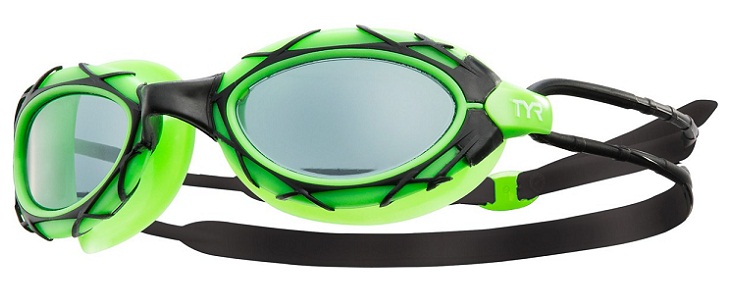 TYR Nest Pro Goggle (Smoke/Green/Black (014))