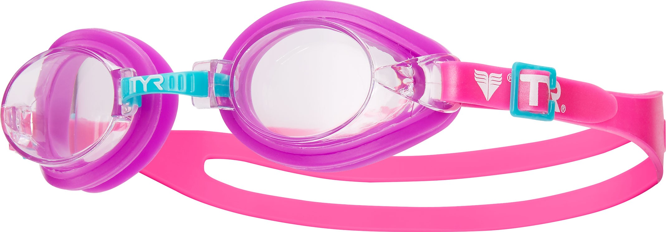 TYR Kid's Qualifier ( Clear/Purple/Pink (152))