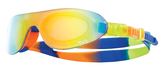 TYR Swimshades Mirrored ( Rainbow/FL. Yellow/FL. Orange (723))