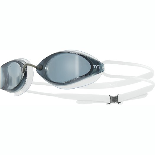 TYR Racing Adult Goggles (Smoke/Clear/Clear (072))