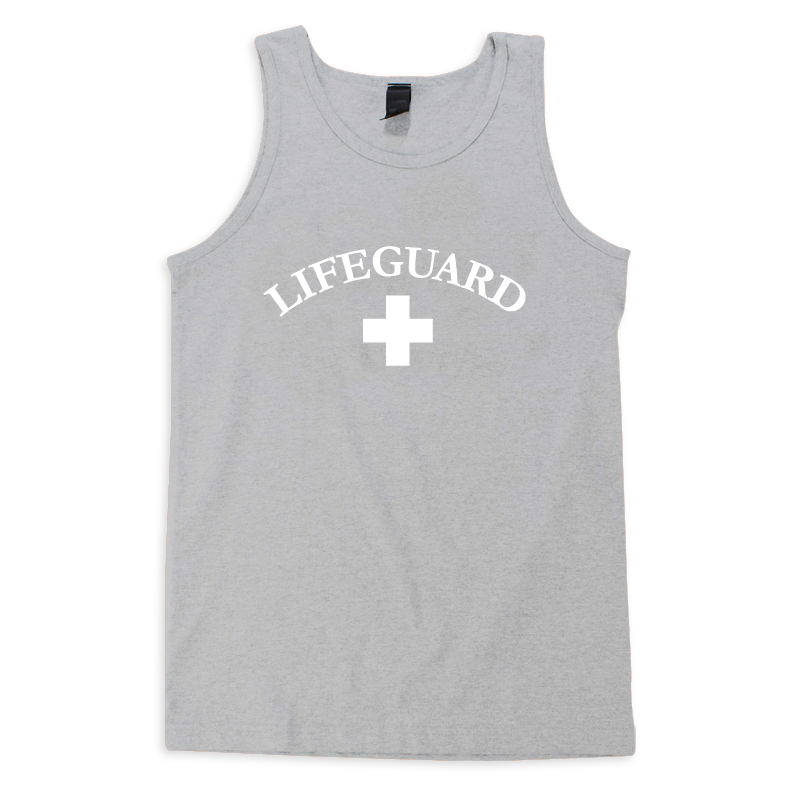 lifeguard muscle t shirts (Light Grey)