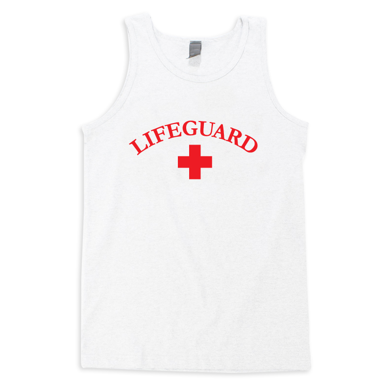 lifeguard muscle t shirts (White)